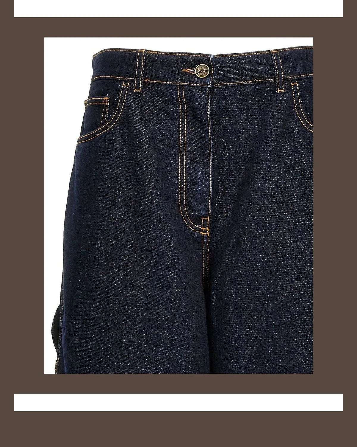 Etro Jean in blue, Cotton β view 3