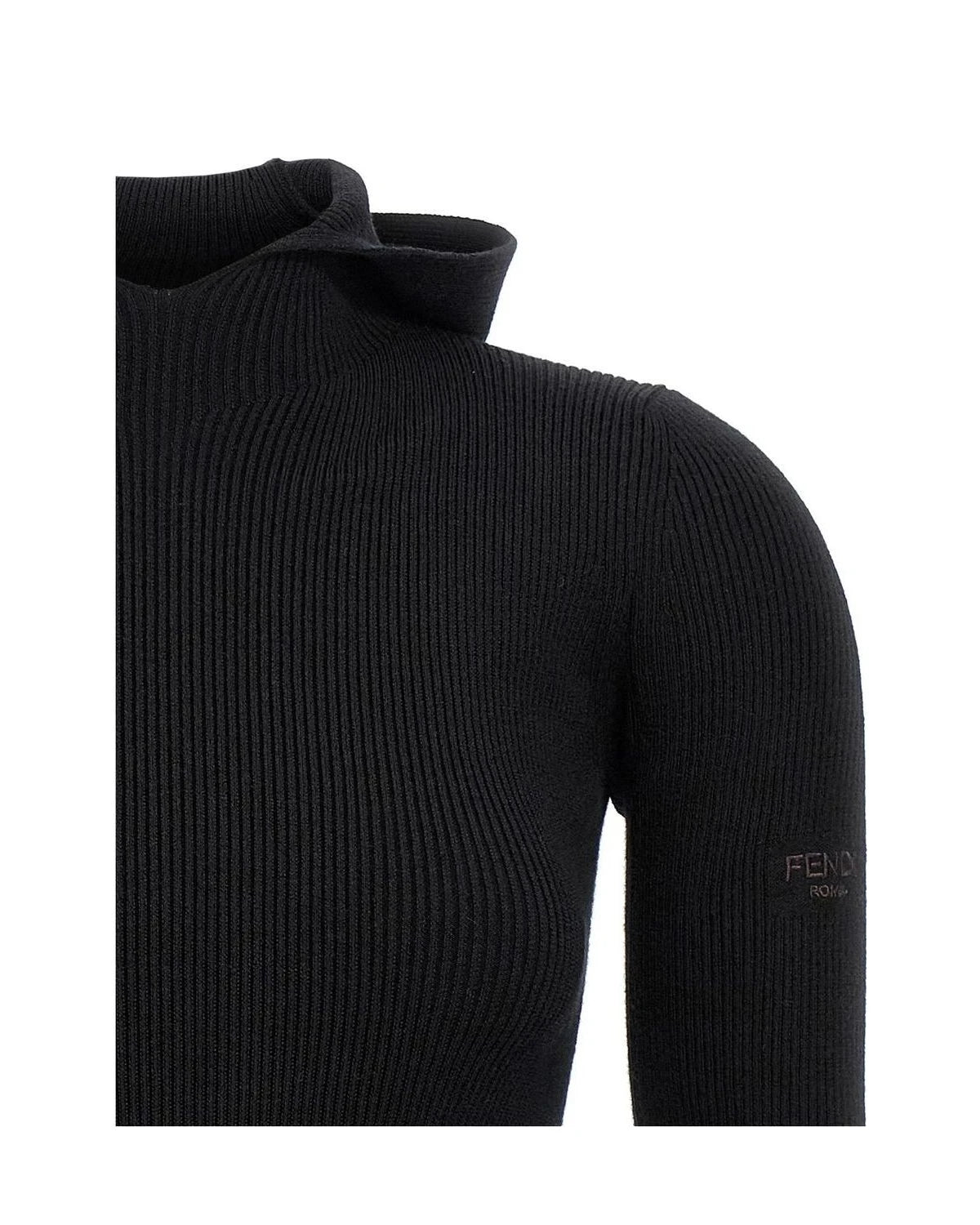 Fendi Dresse in black, Wool — view 3