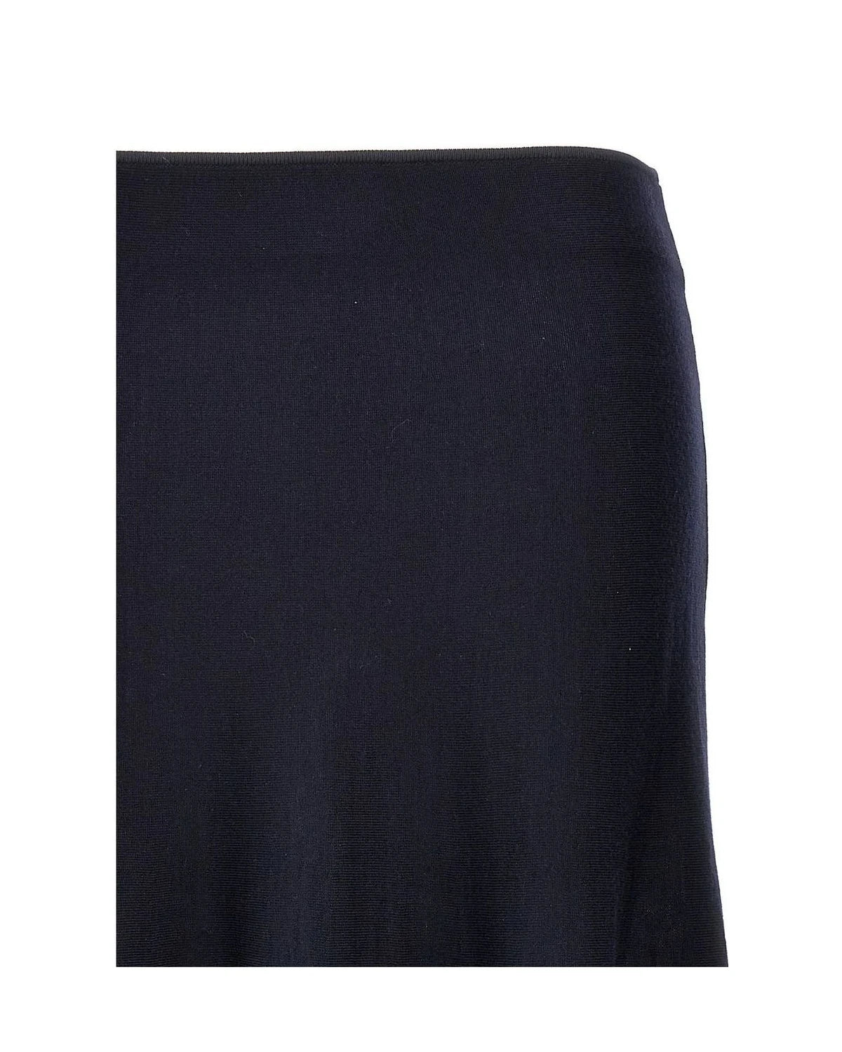 Khaite Skirt in blue, Wool — view 3