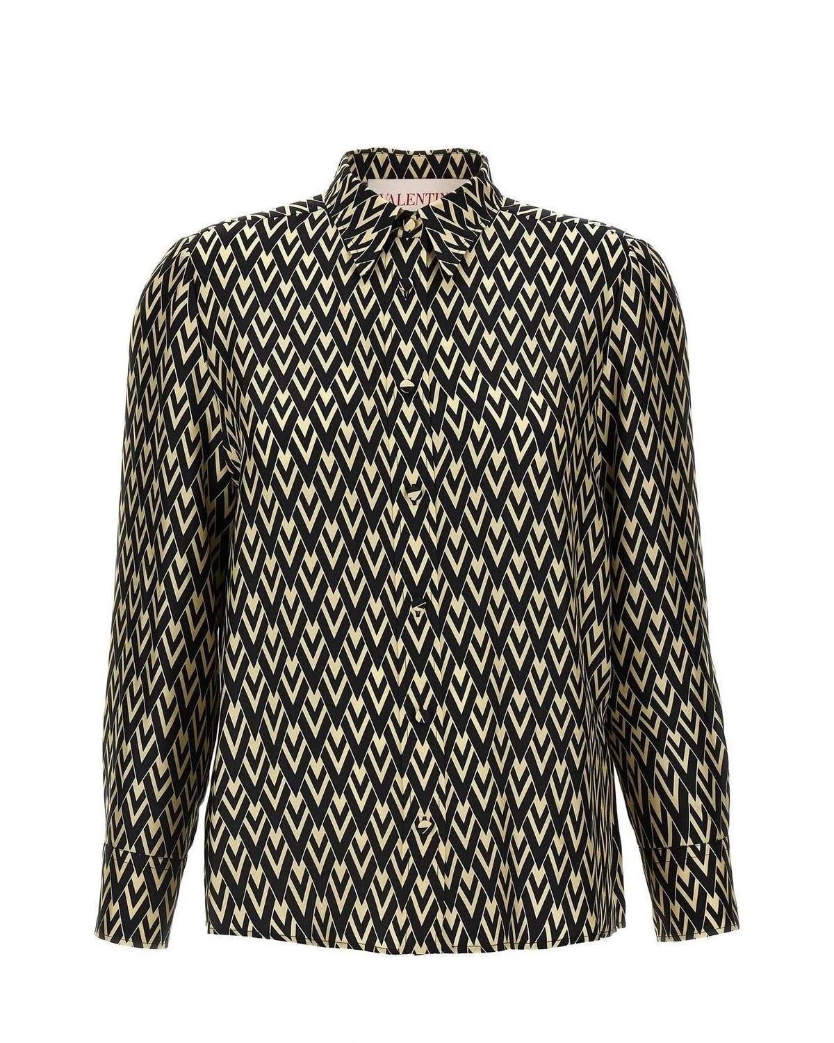 Valentino Garavani Dress Shirt in black, Silk