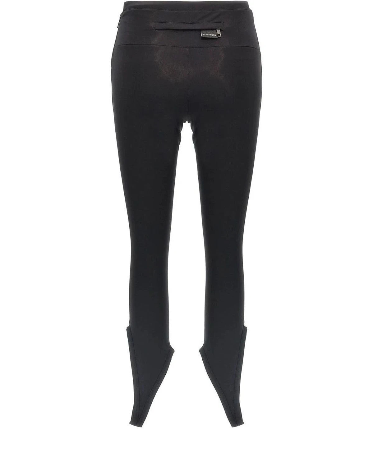 Courrèges Legging in black, Polyamide — view 2
