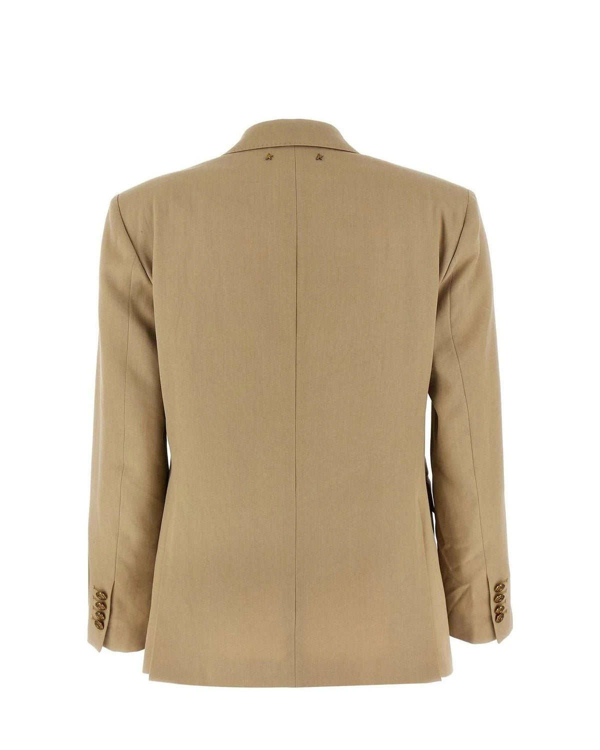 Golden Goose Blazer in beige, Virgin Wool — view 2