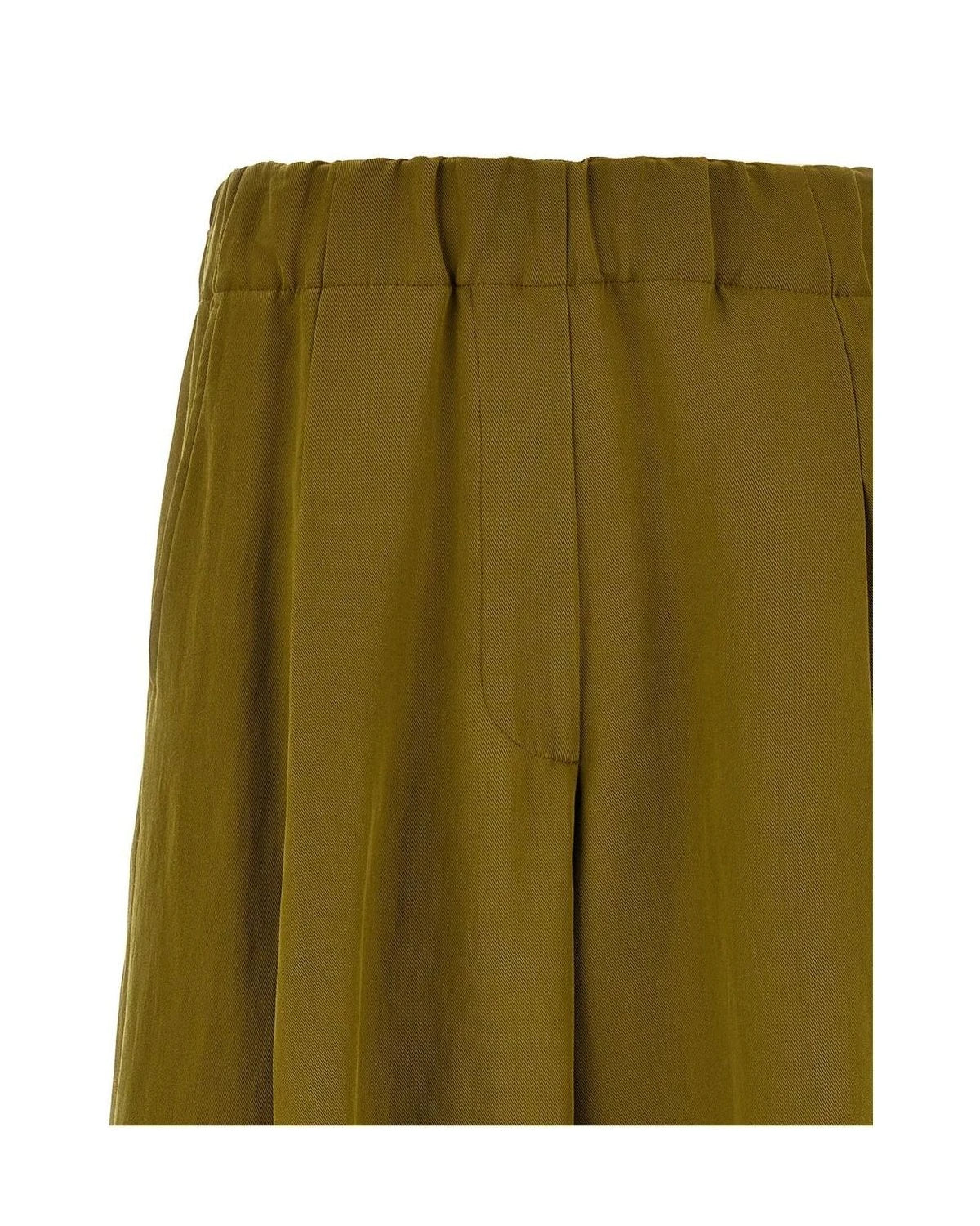 Dries Van Noten Palazzo Pant in green — view 3