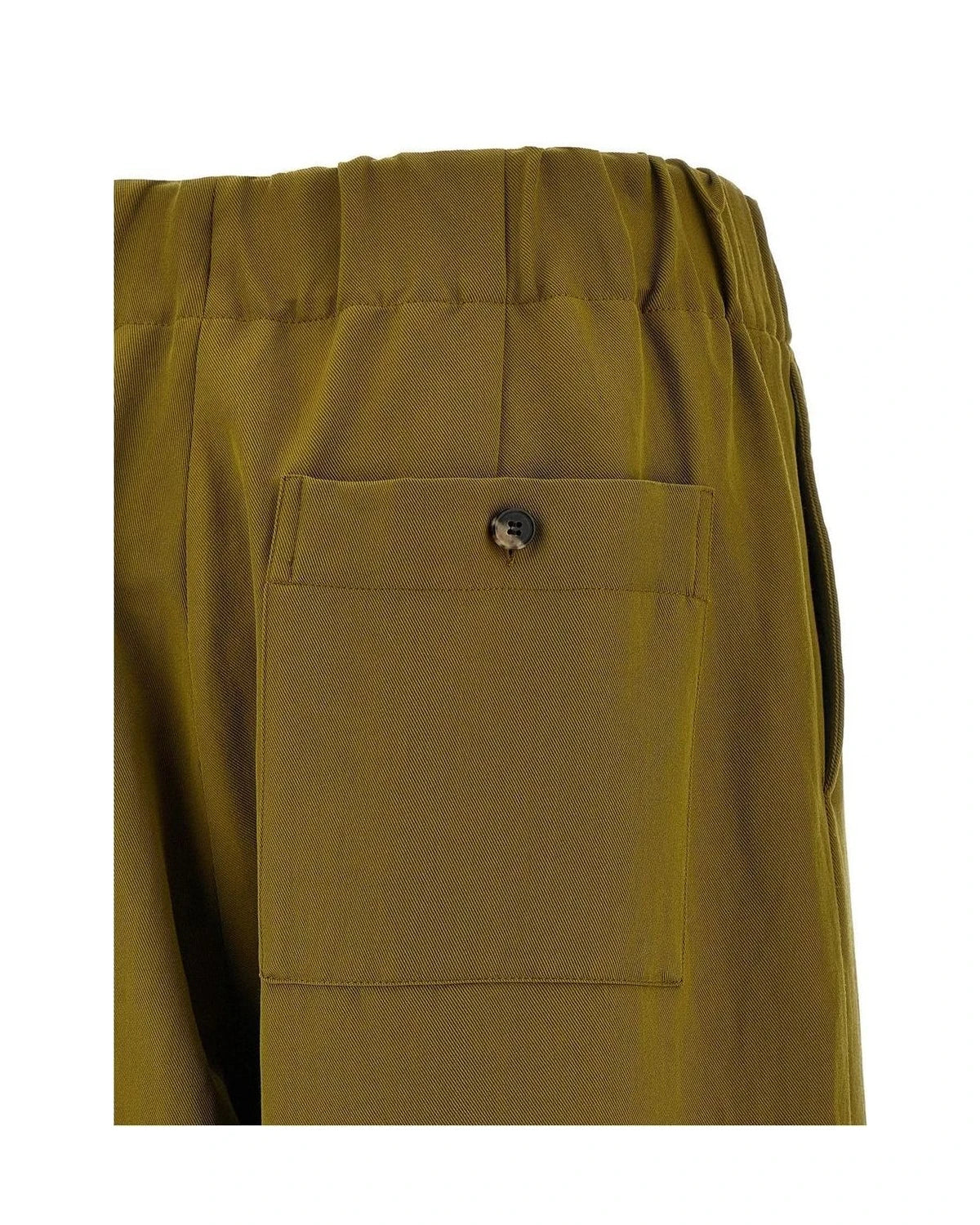 Dries Van Noten Palazzo Pant in green — view 4