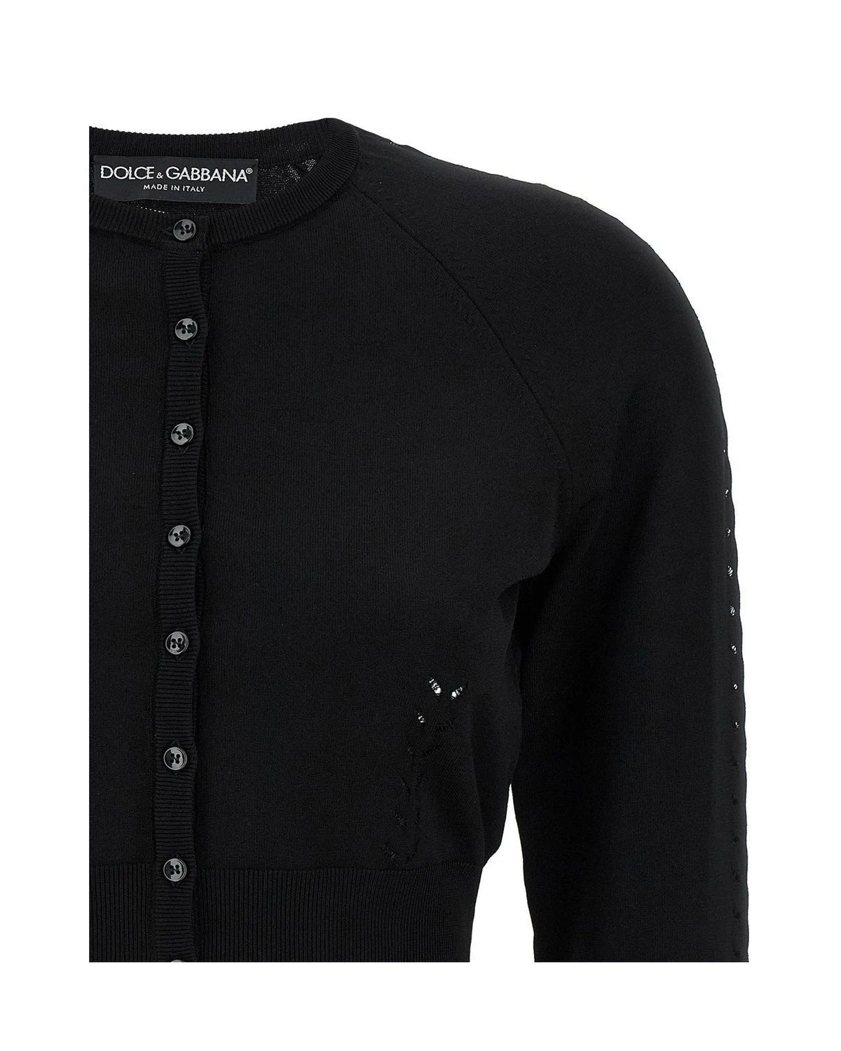 Dolce & Gabbana Cardigan in black, Viscose — view 3