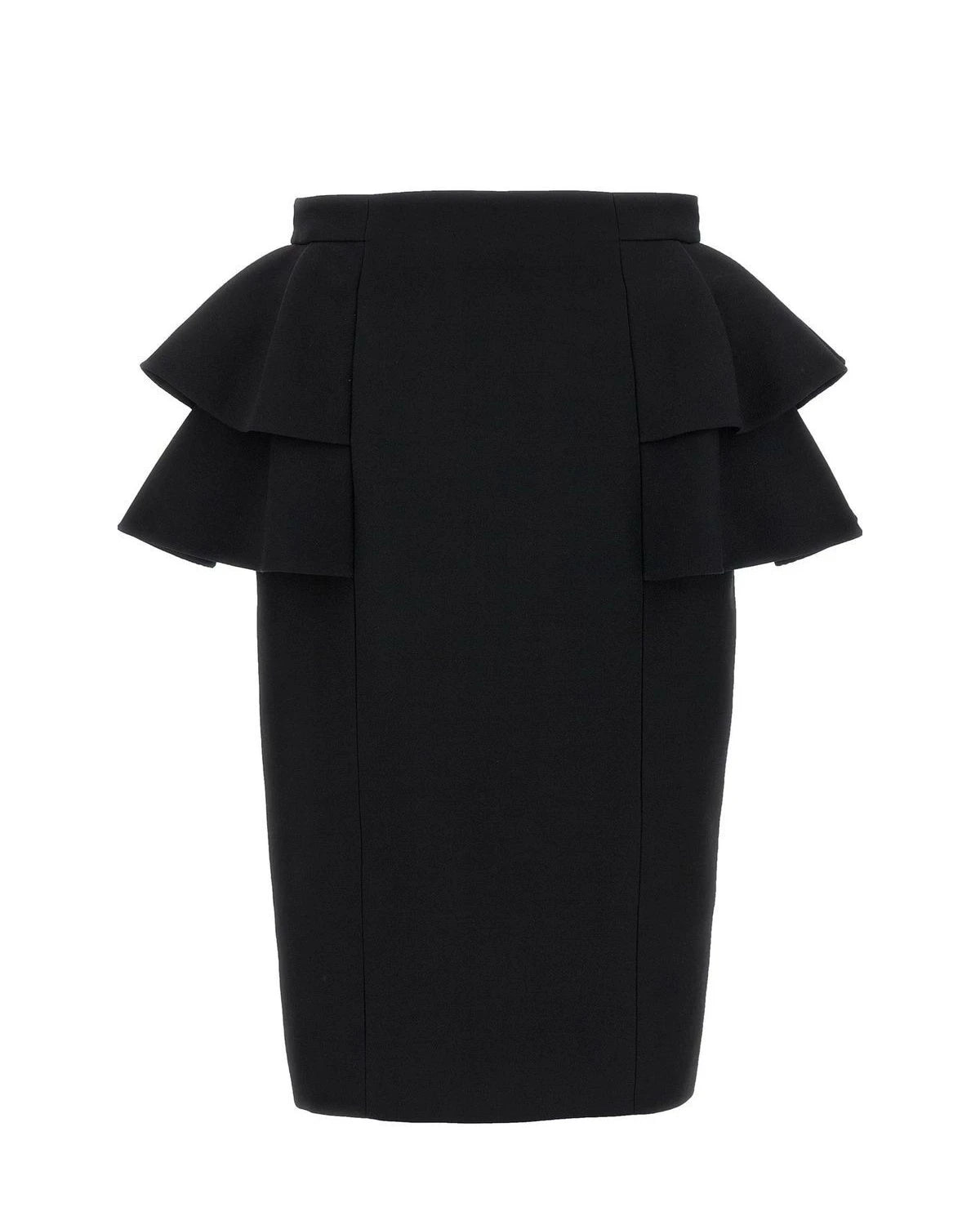Valentino Garavani Skirt in black, Virgin Wool