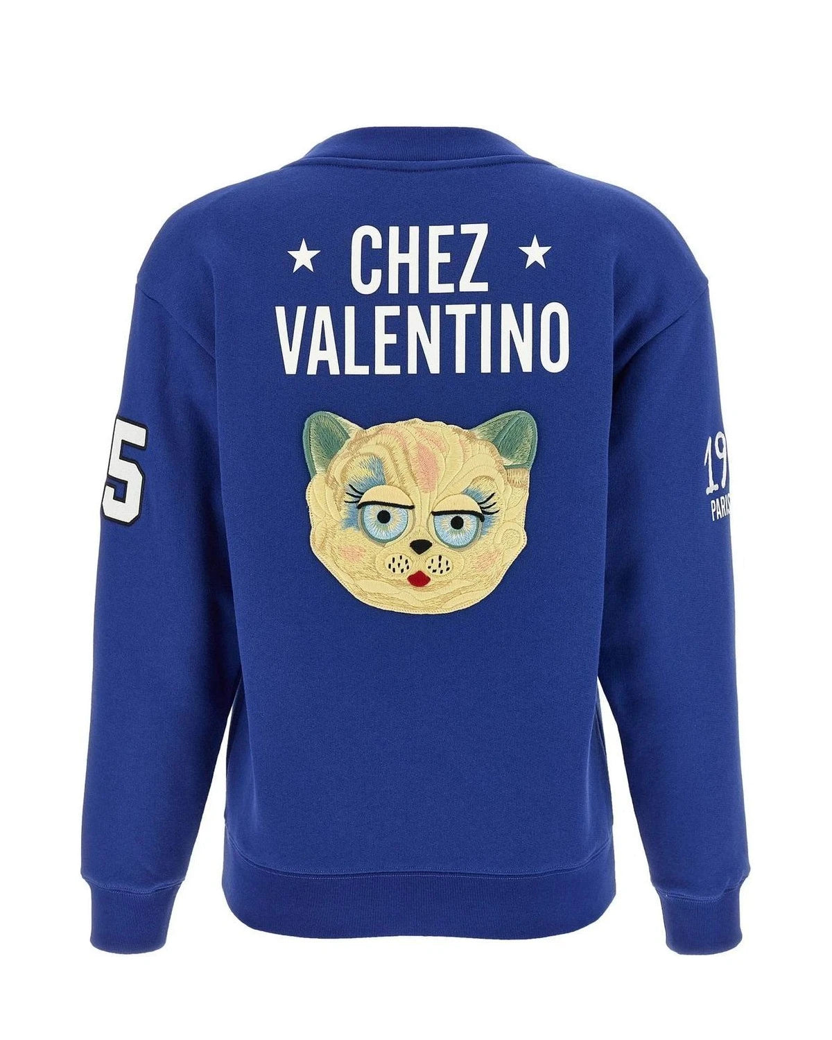 Valentino Garavani Sweatshirt in blue, Cotton — view 2