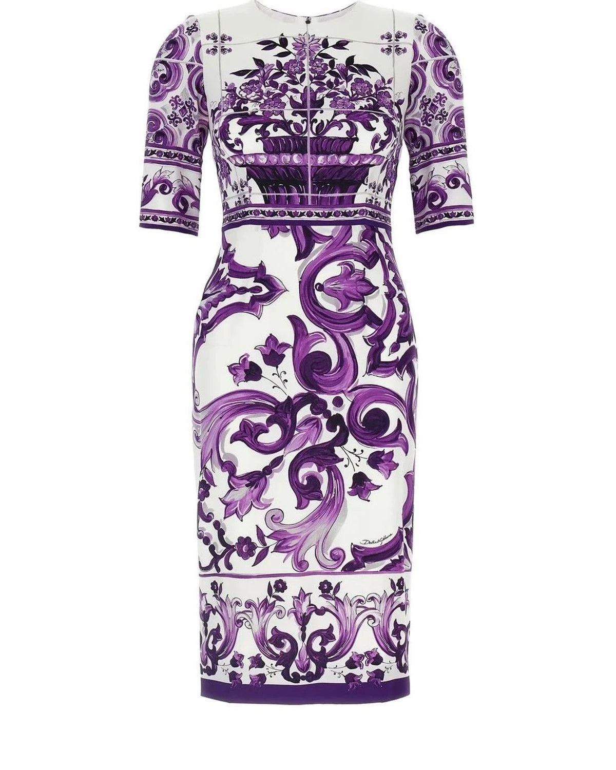 Dolce & Gabbana Dresse in purple, Silk