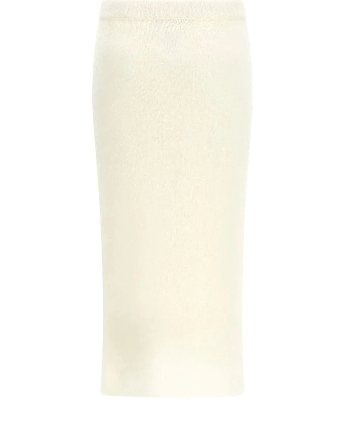 Alessandra Rich Skirt in white, Mohair — view 2