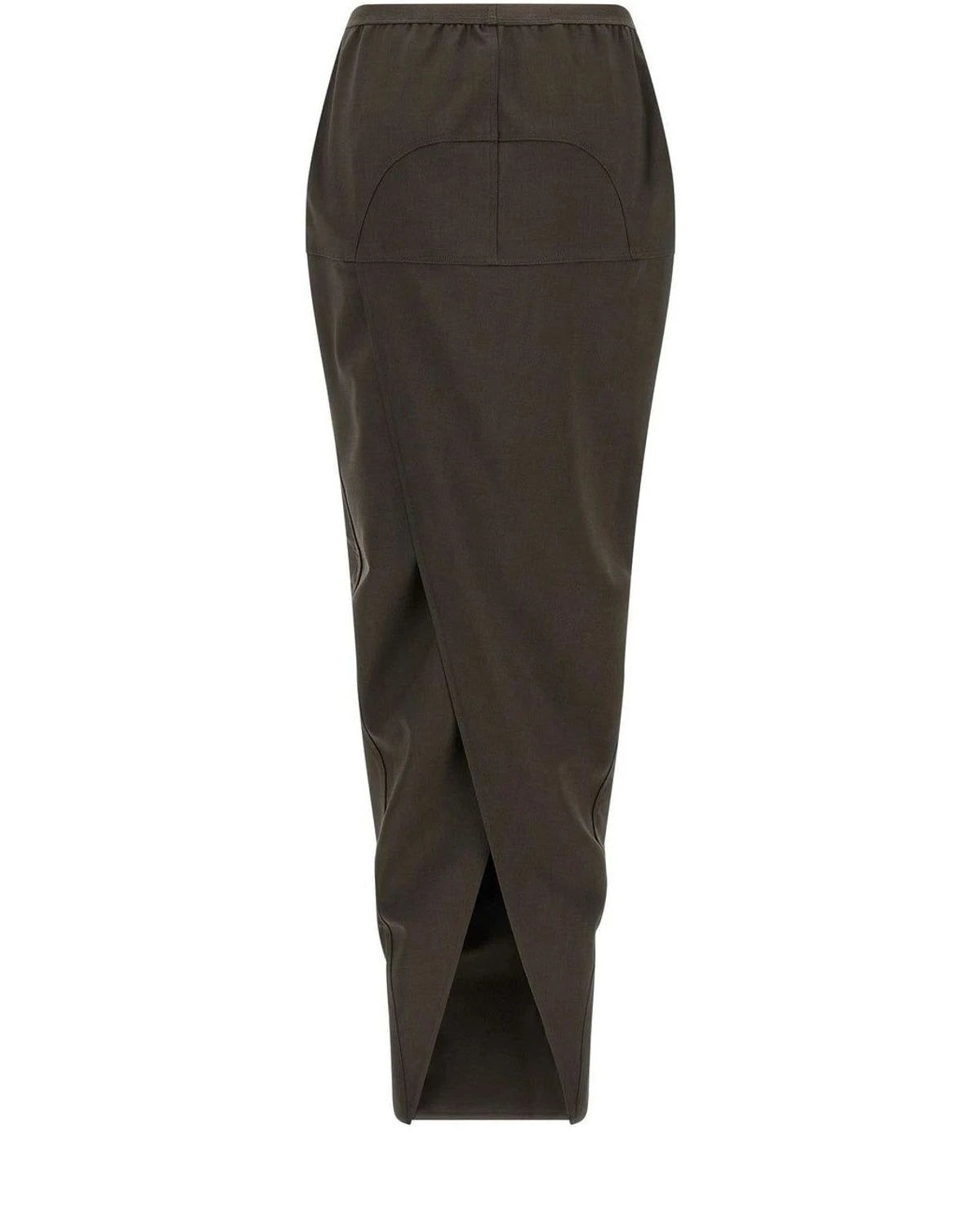 Rick Owens Skirt in gray, Wool — view 2