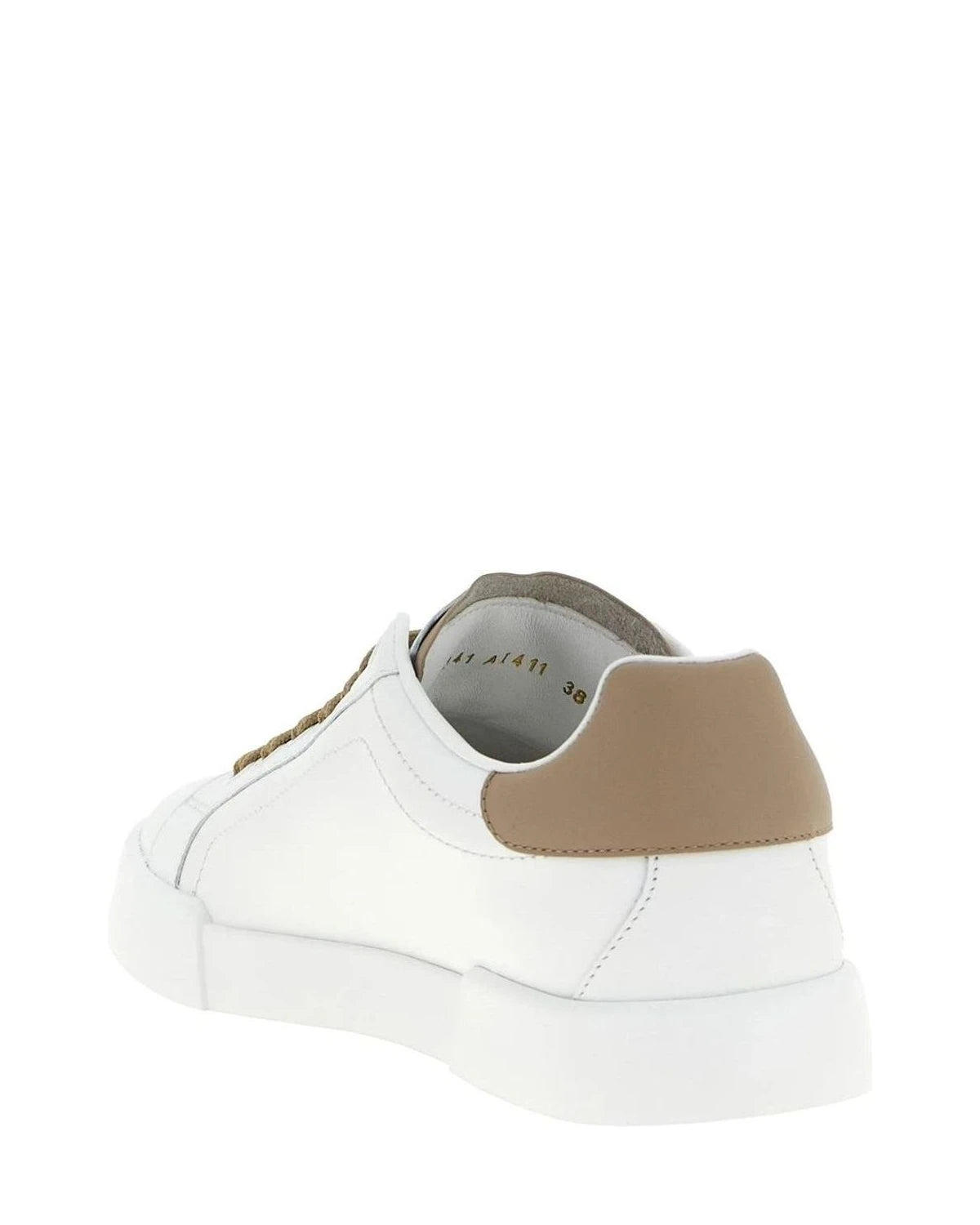 Dolce & Gabbana Sneakers in beige, Calfskin Leather β view 3