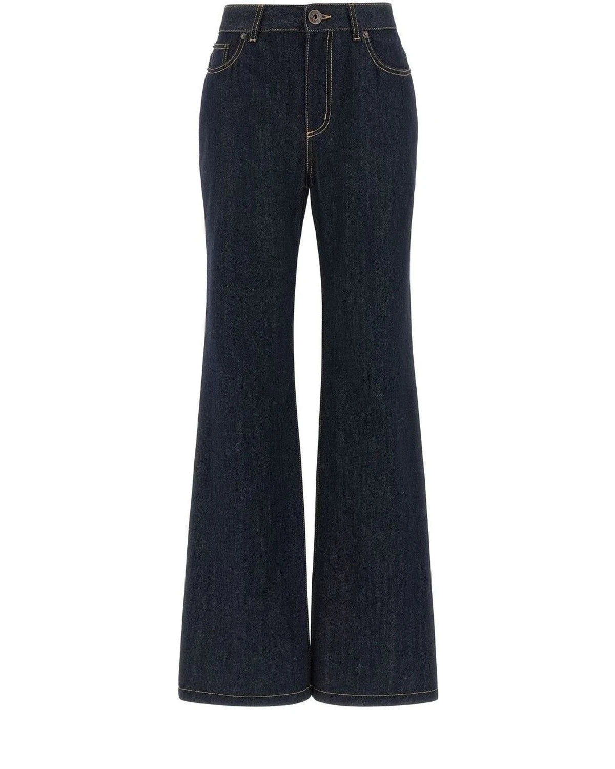 Alexander McQueen Jean in blue, Cotton