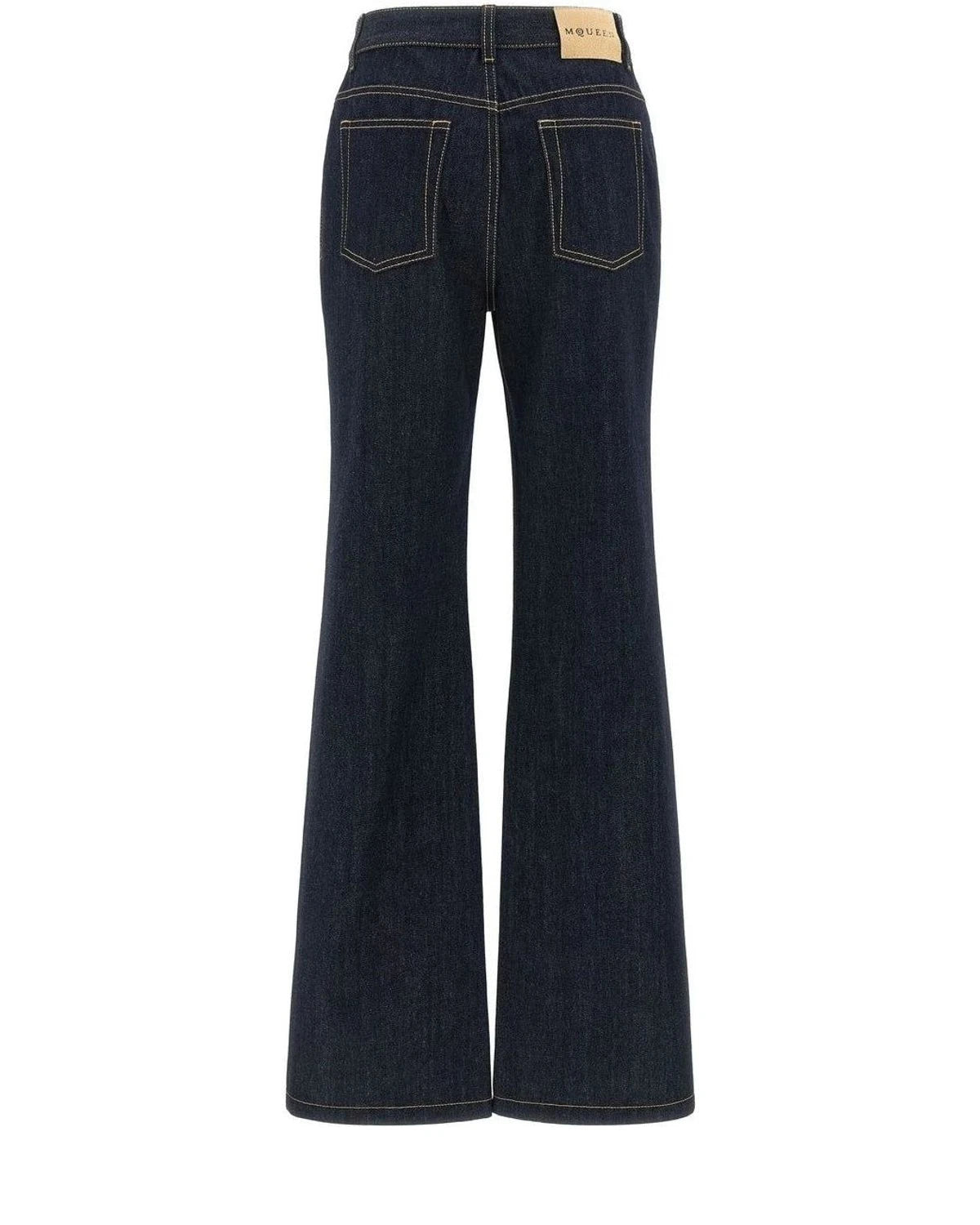 Alexander McQueen Jean in blue, Cotton — view 2