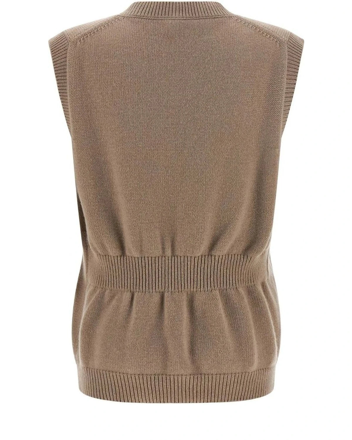 Fendi Vest in beige, Cashmere — view 2