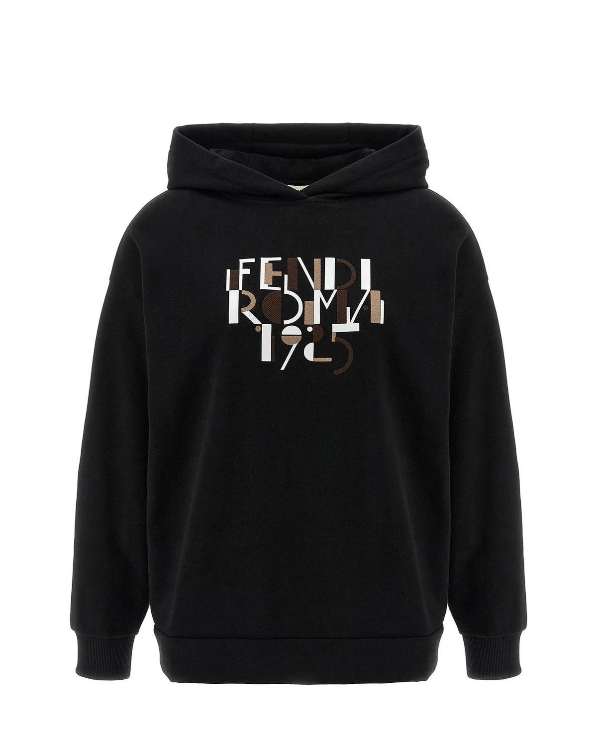 Fendi Hoodie in black, Cotton