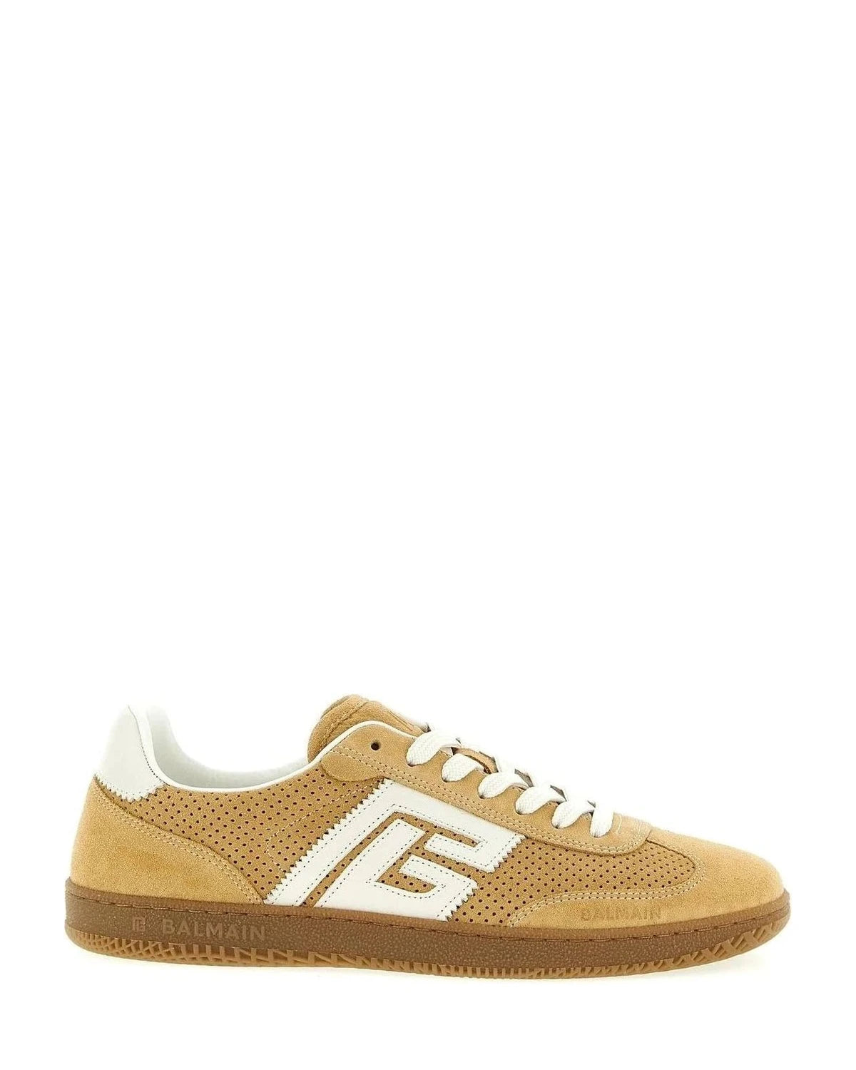 Balmain Sneakers in beige, Calfskin Leather