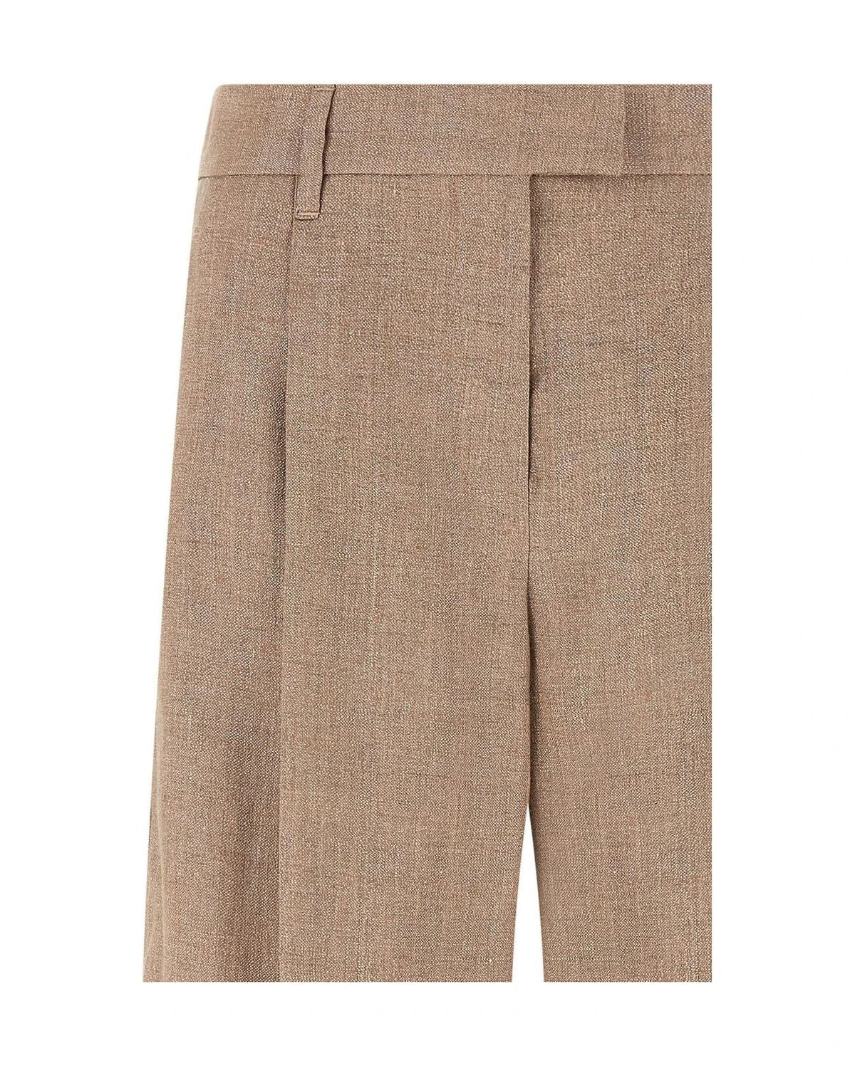 Multicolor Linen Flared Pants