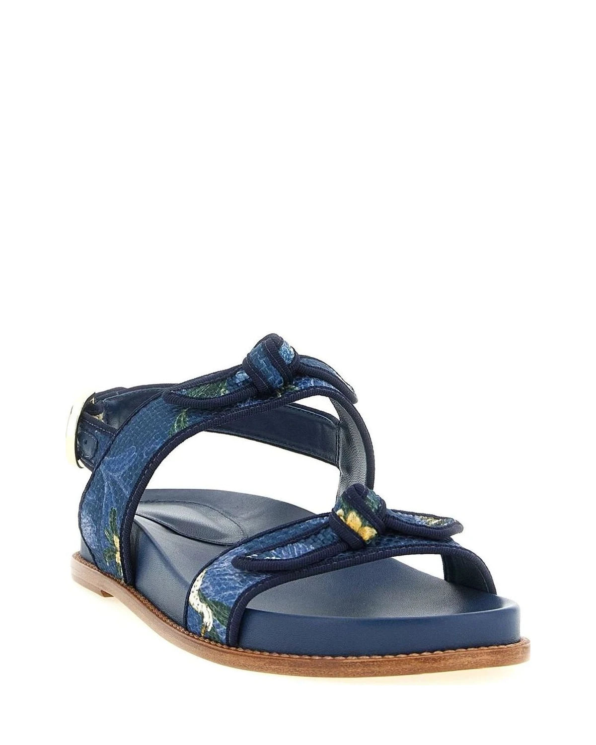 Alexandre Birman Sandals in blue, Cow Leather — view 2