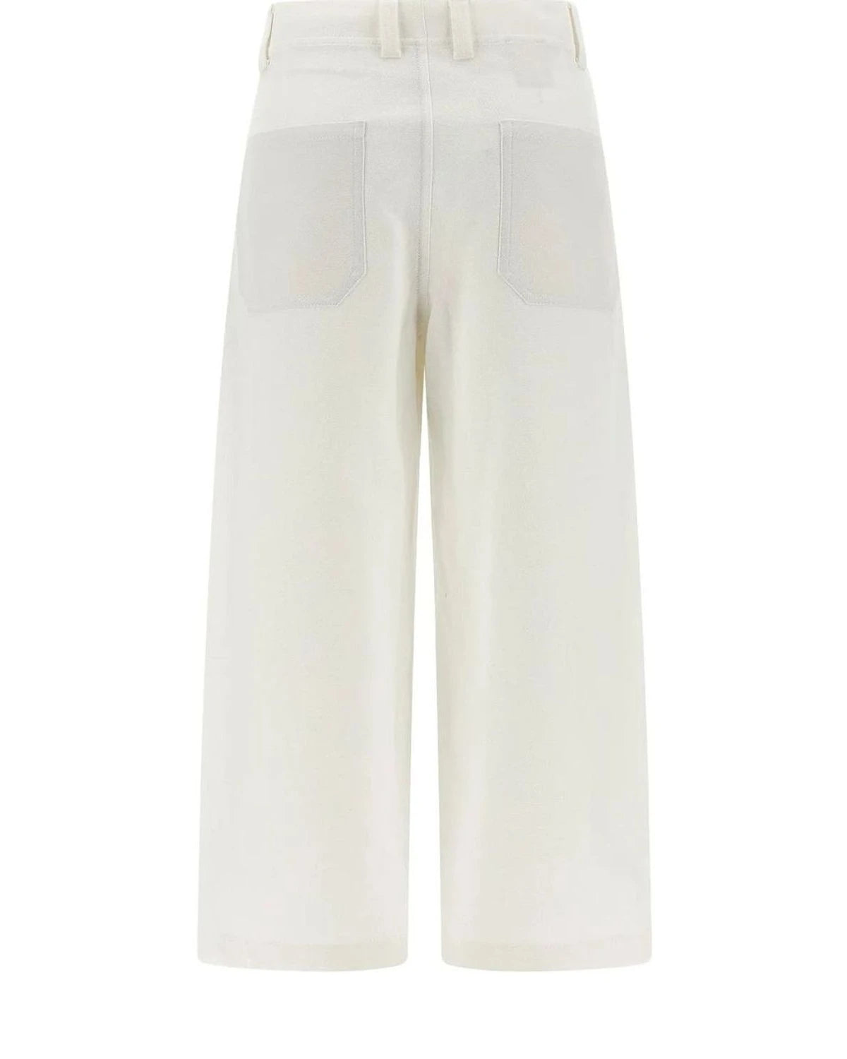 Brunello Cucinelli Chino in white, Cotton — view 2