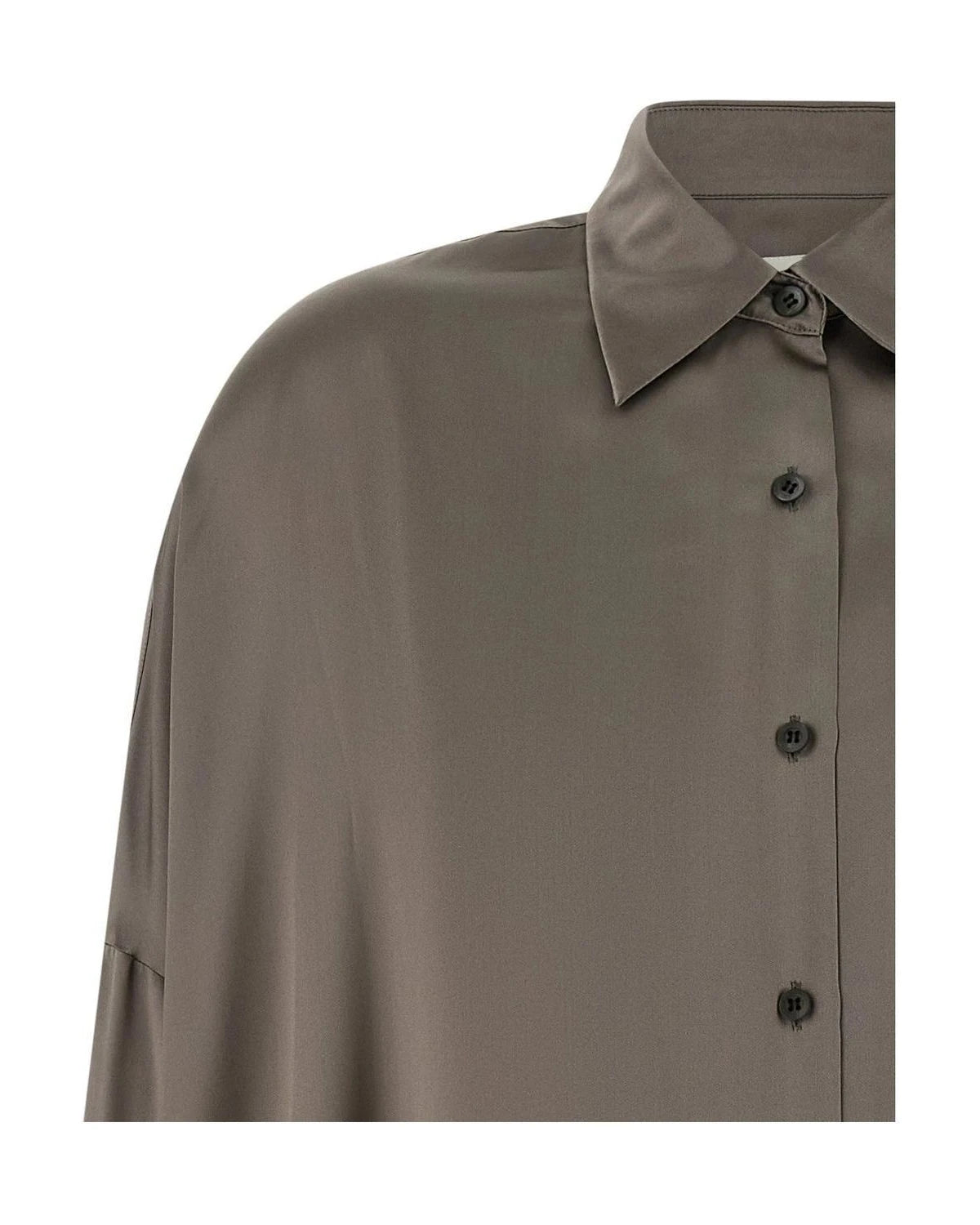 Dries Van Noten Dress Shirt in gray, Silk โ view 3
