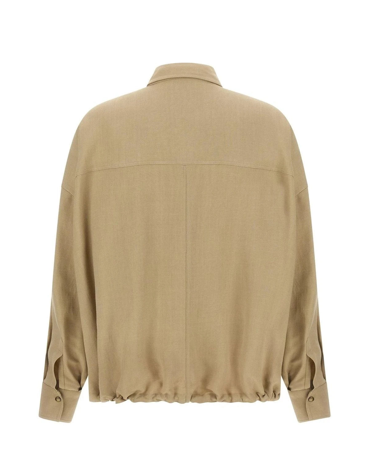 Brunello Cucinelli Dress Shirt in beige, Viscose — view 2
