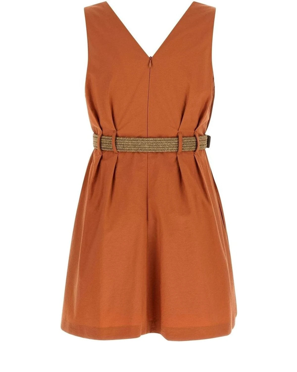 Brunello Cucinelli Dresse in orange, Cotton — view 2