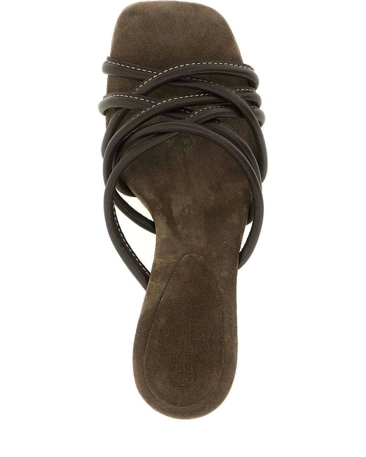 Brunello Cucinelli Heels in brown, Leather โ view 4