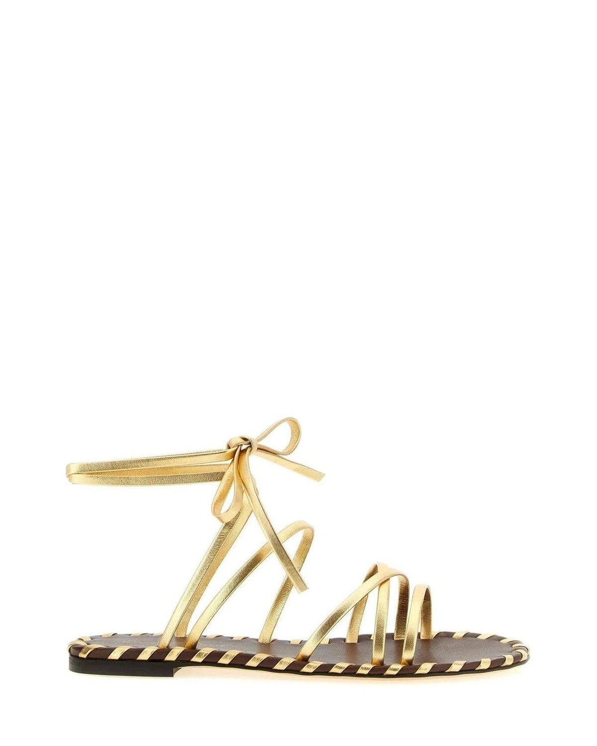 Gianvito Rossi Sandals in gold, Lamb Leather