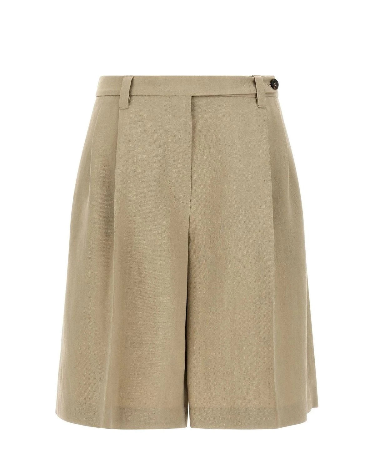 Brunello Cucinelli Bermuda in beige, Viscose