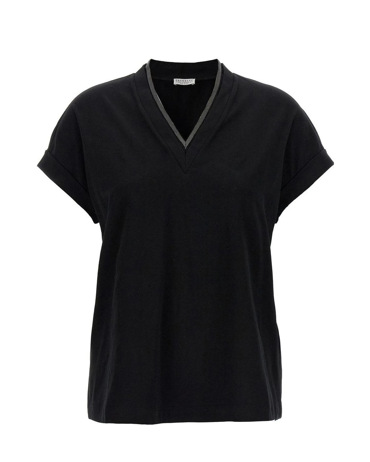 Brunello Cucinelli T-Shirt in black, Cotton