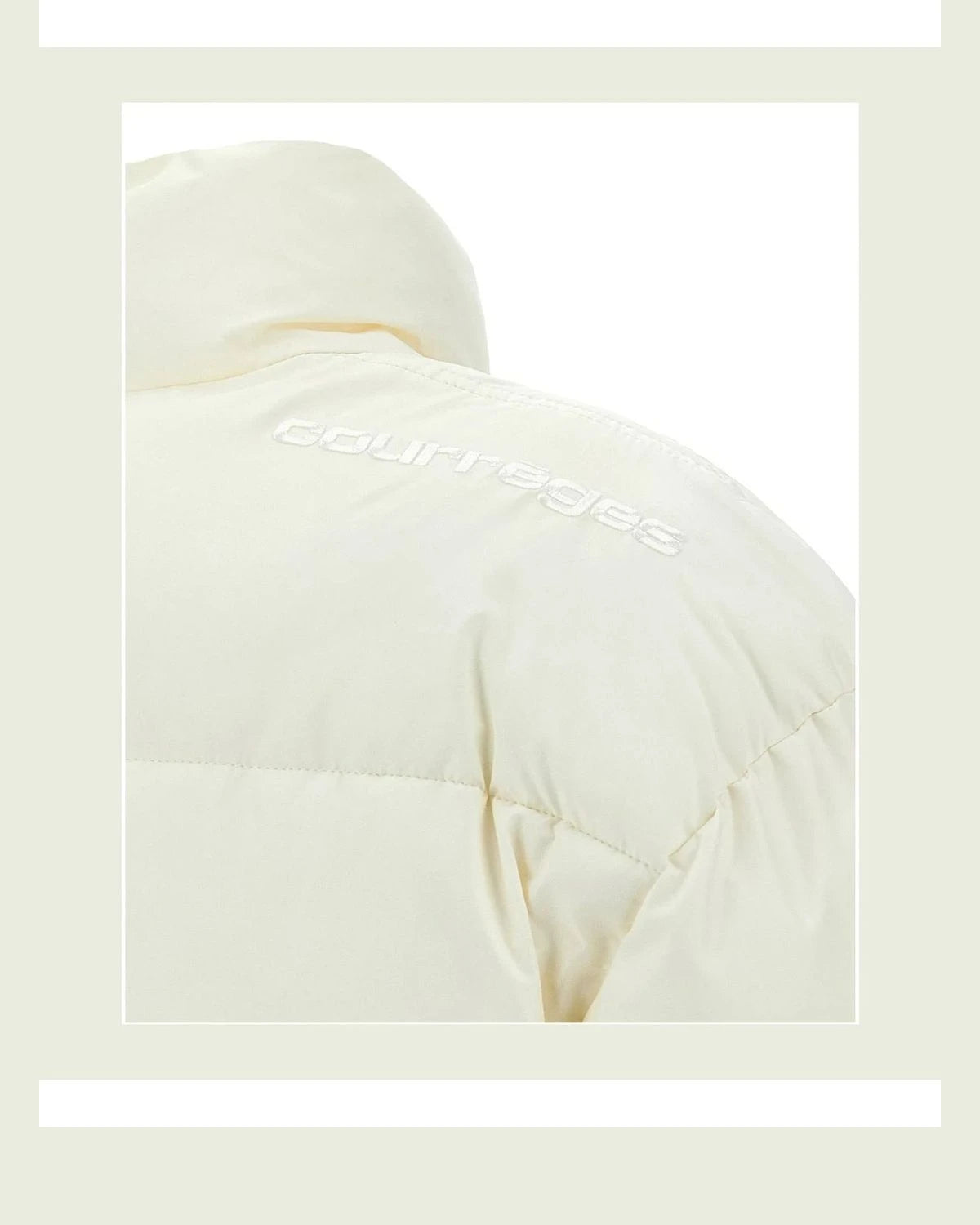 Courrèges Puffer Jacket in white, Polyester — view 4