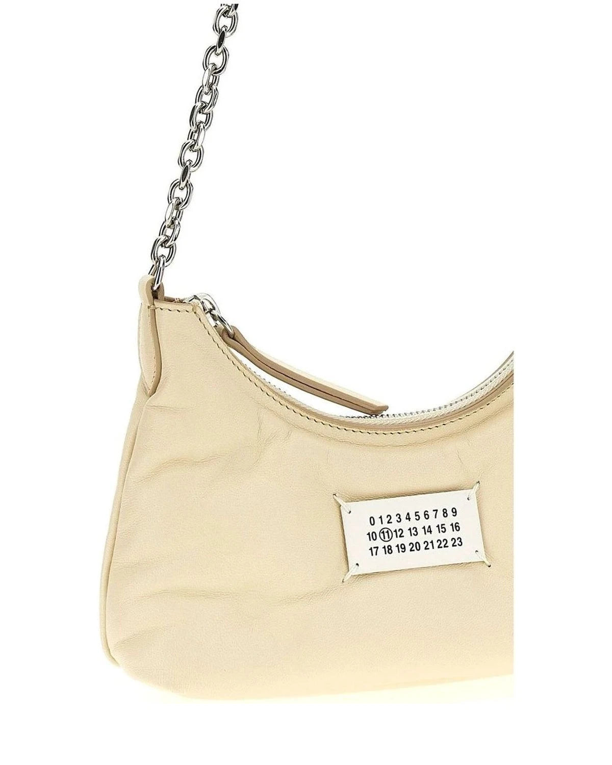 Maison Margiela Shoulder Bag in white, Lamb Leather — view 3