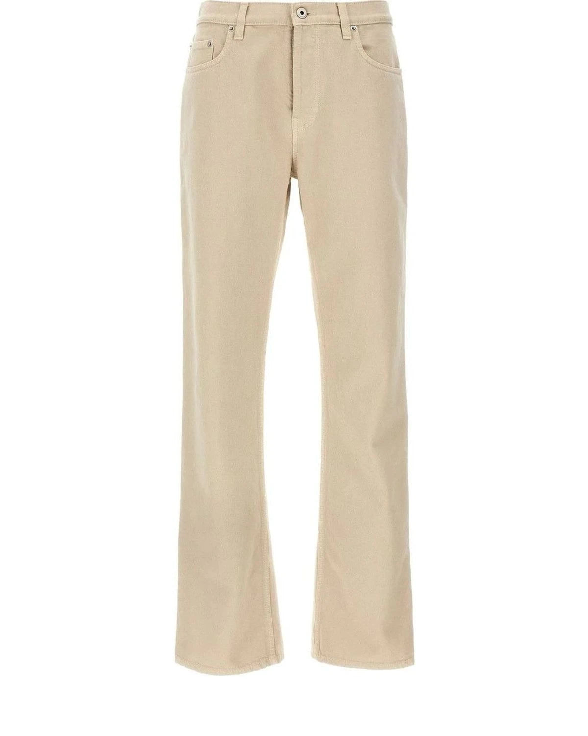 Burberry Trouser in beige, Cotton