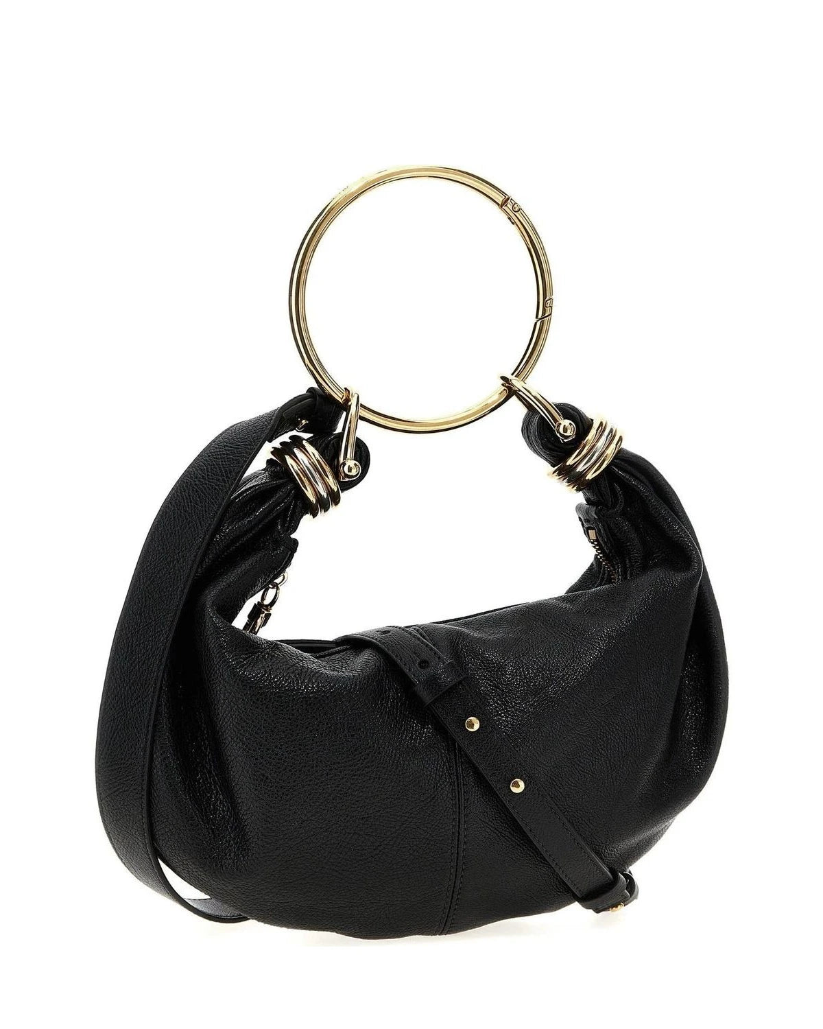 Chloé Hobo Bag in black, Calfskin Leather — view 2