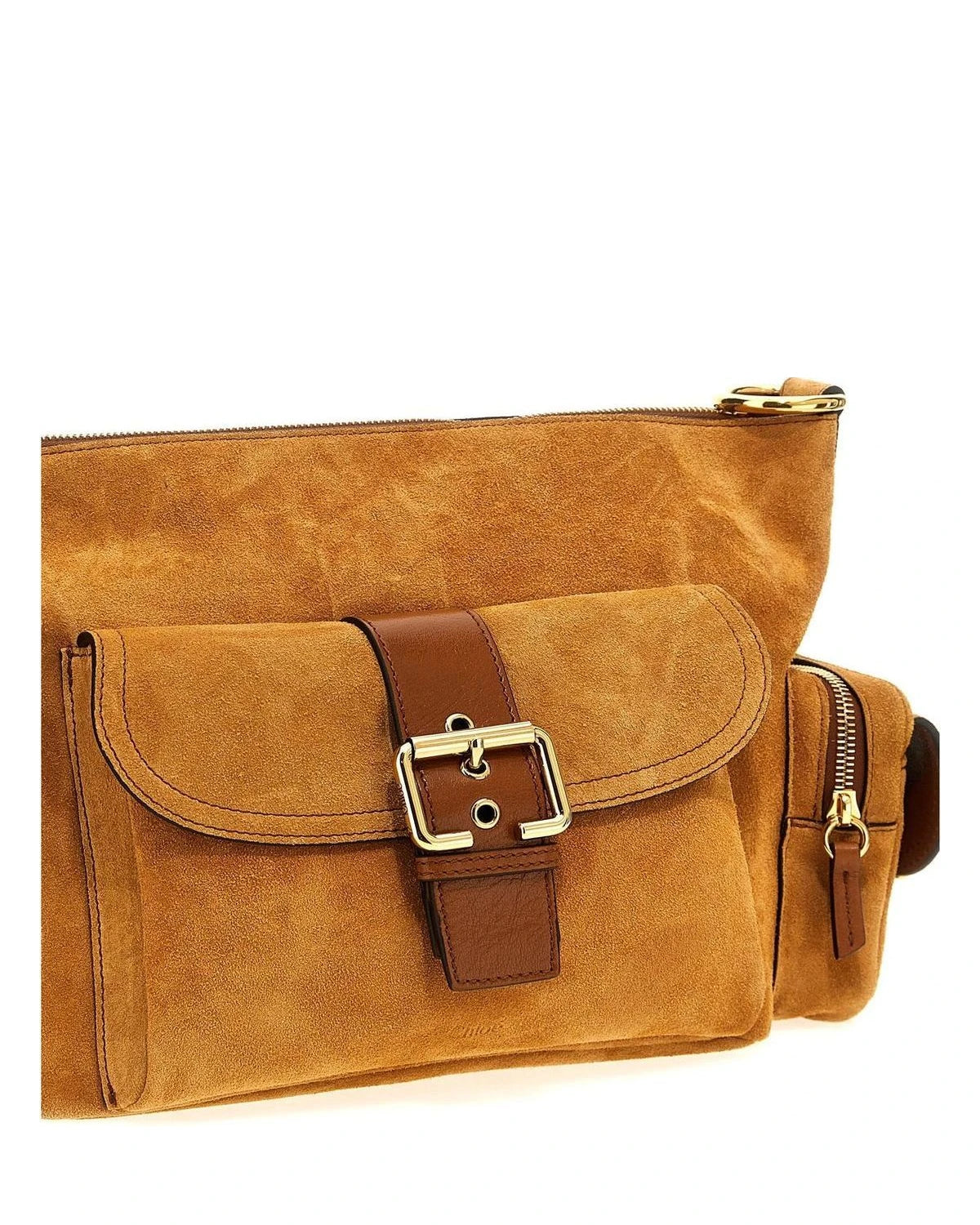 Chloé Shoulder Bag in brown, Calfskin Leather — view 3