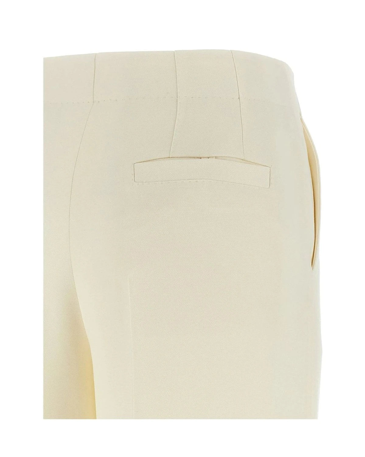 Brioni Trouser in white, Wool — view 4