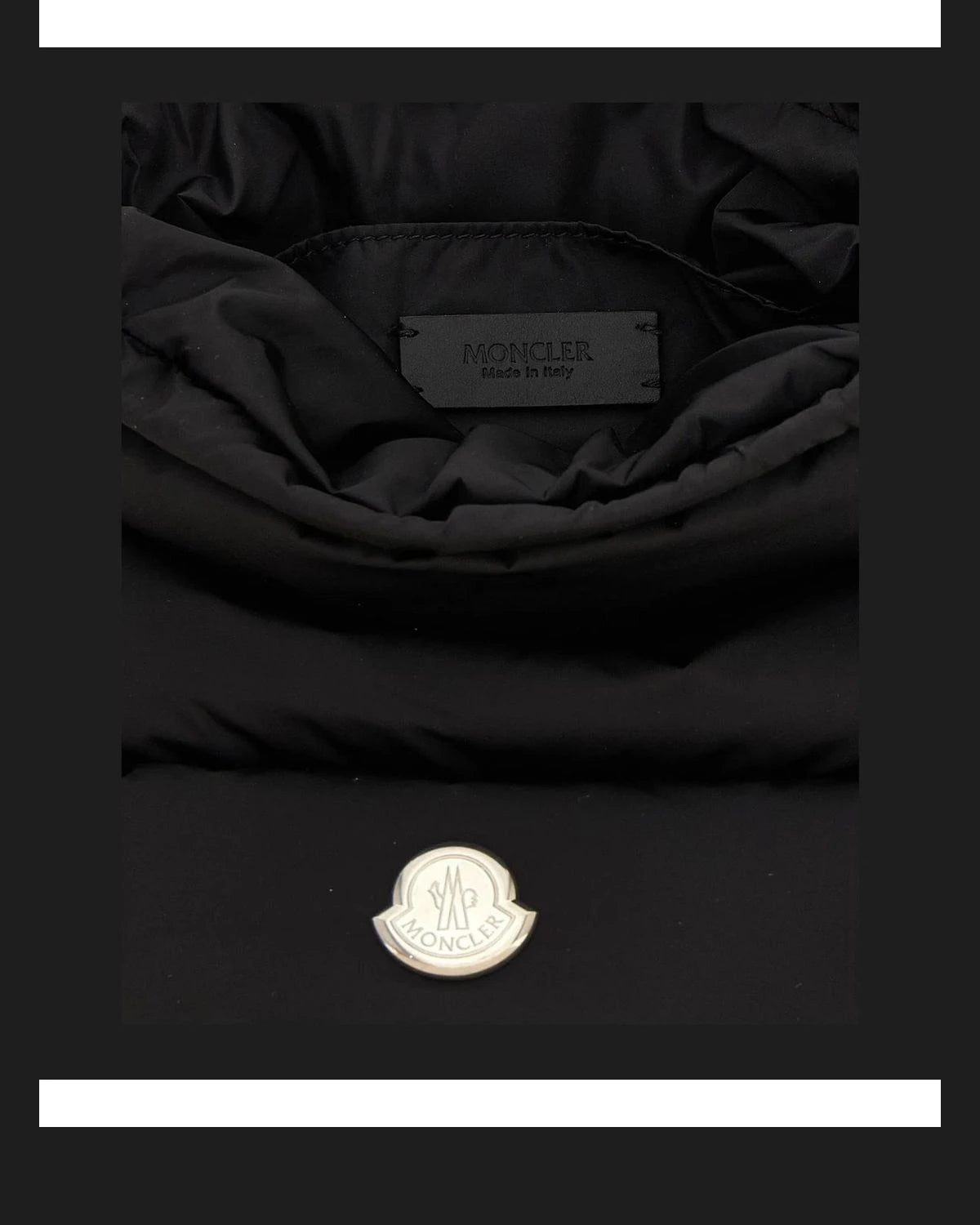 Moncler Bucket Bag in black, Polyamide — view 4