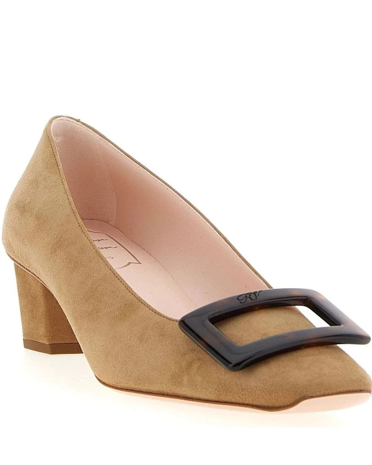 Roger Vivier Heels in beige, Goat Leather — view 2