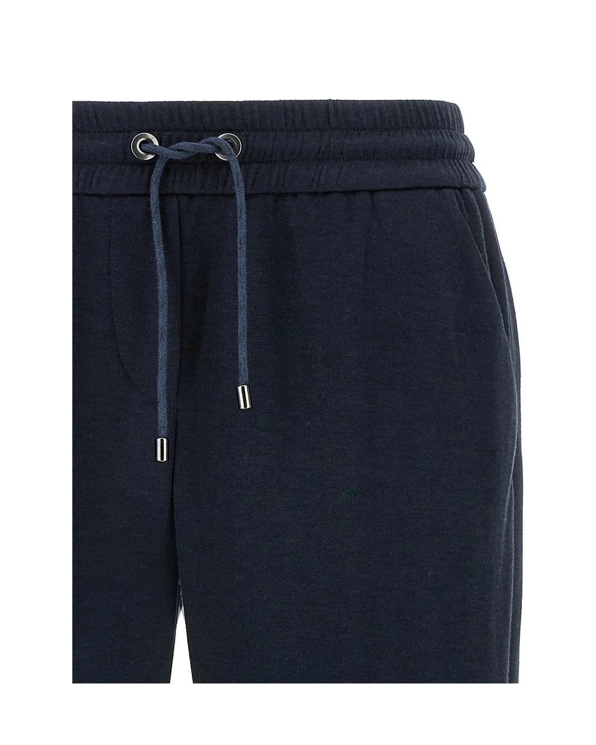 Brunello Cucinelli Jogger in blue, Cotton — view 3