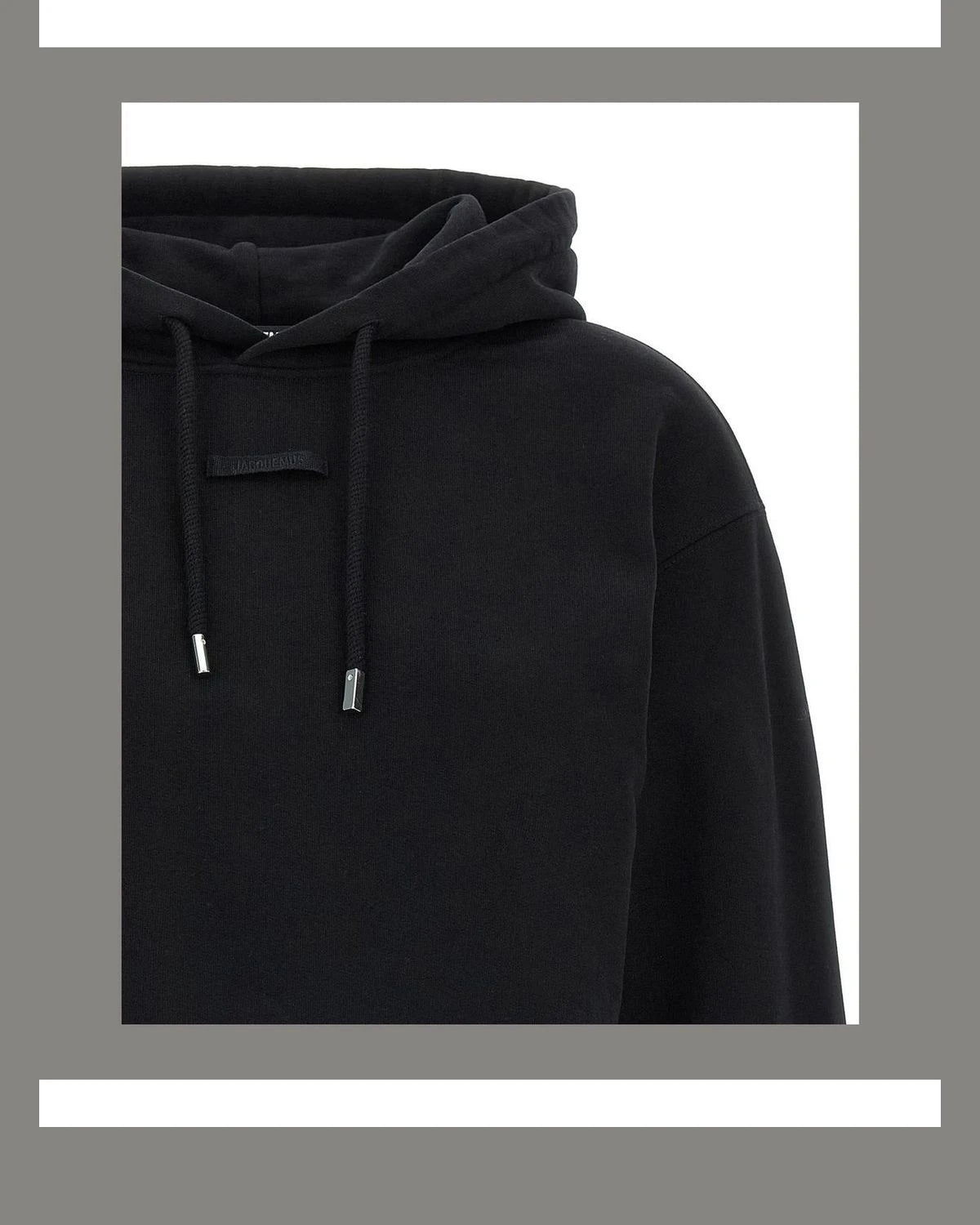 Jacquemus Hoodie in black, Cotton — view 3