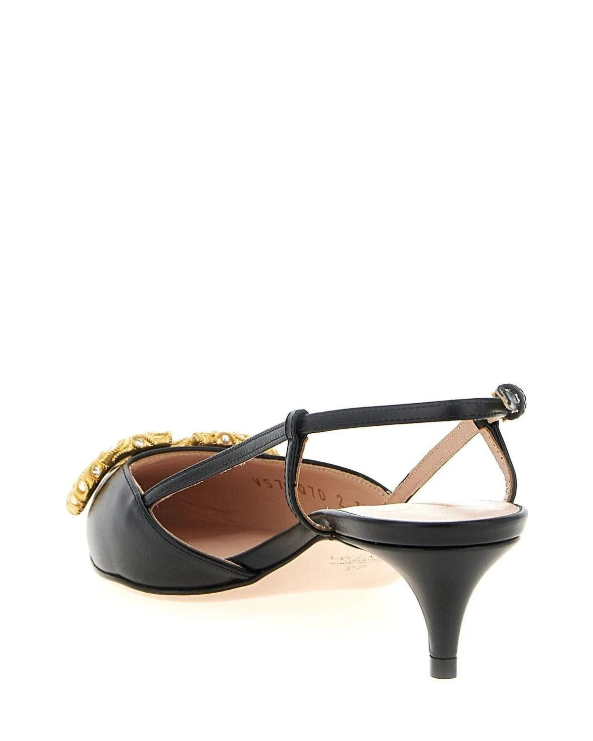 Valentino Garavani Pumps in black, Calfskin Leather — view 3