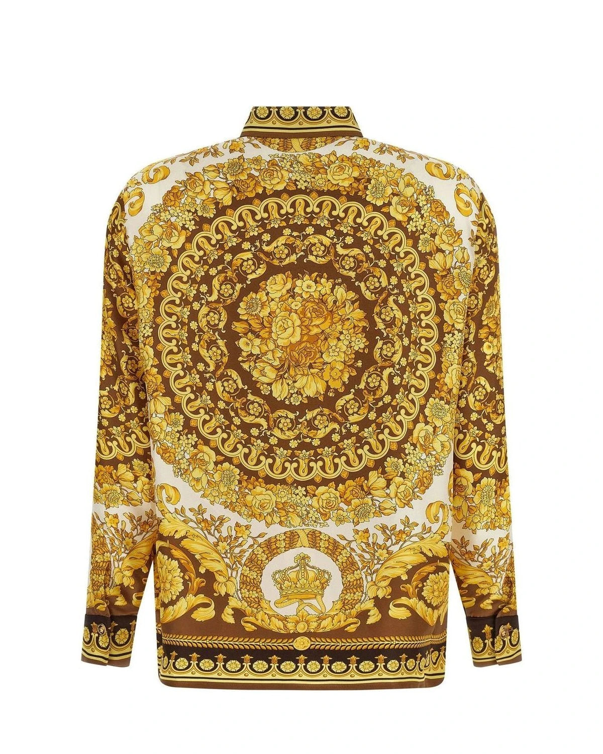 Versace Dress Shirt in gold, Silk — view 2