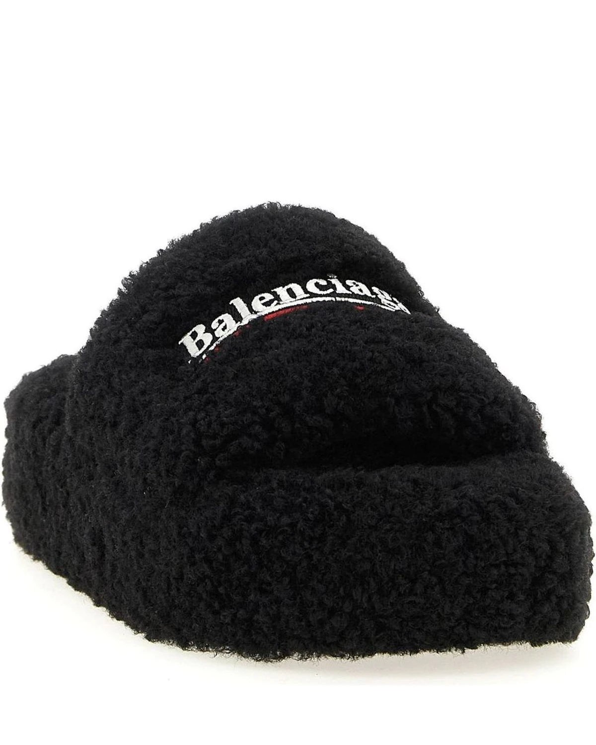Balenciaga Slides in black, Polyester — view 2