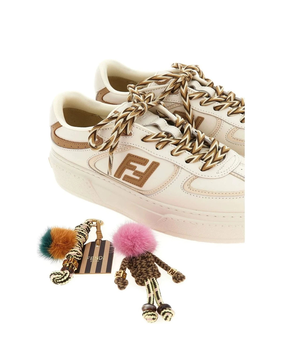 Fendi Sneakers in multicolor, Calfskin Leather — view 5