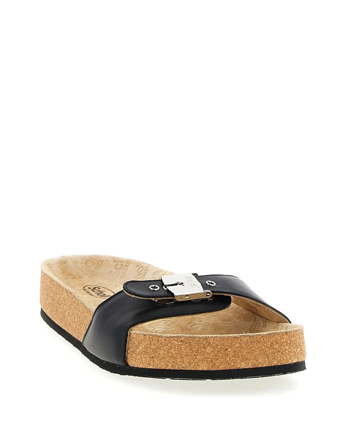 Balenciaga Slides in black, Calfskin Leather — view 2