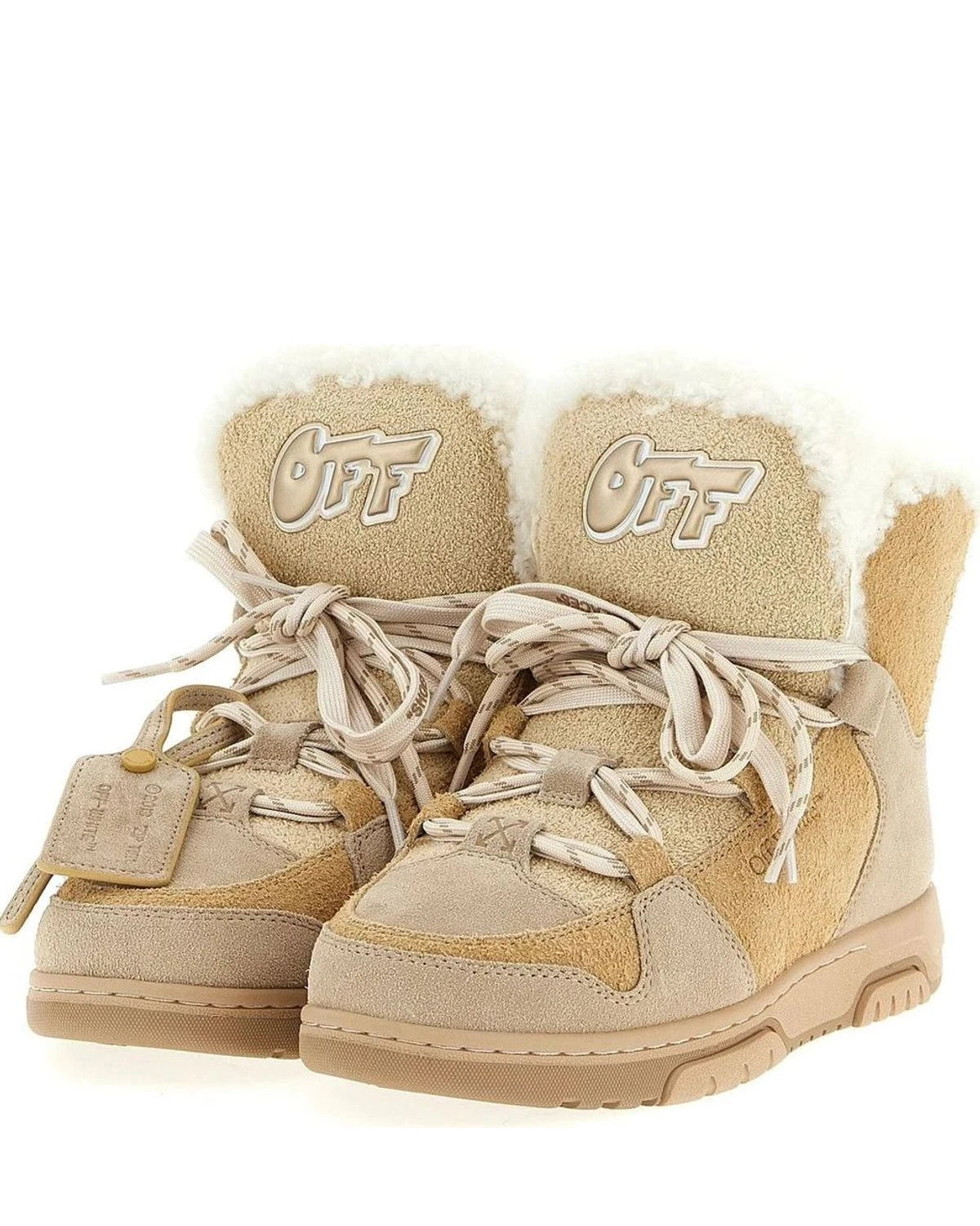 Off-White Boots in beige — view 2