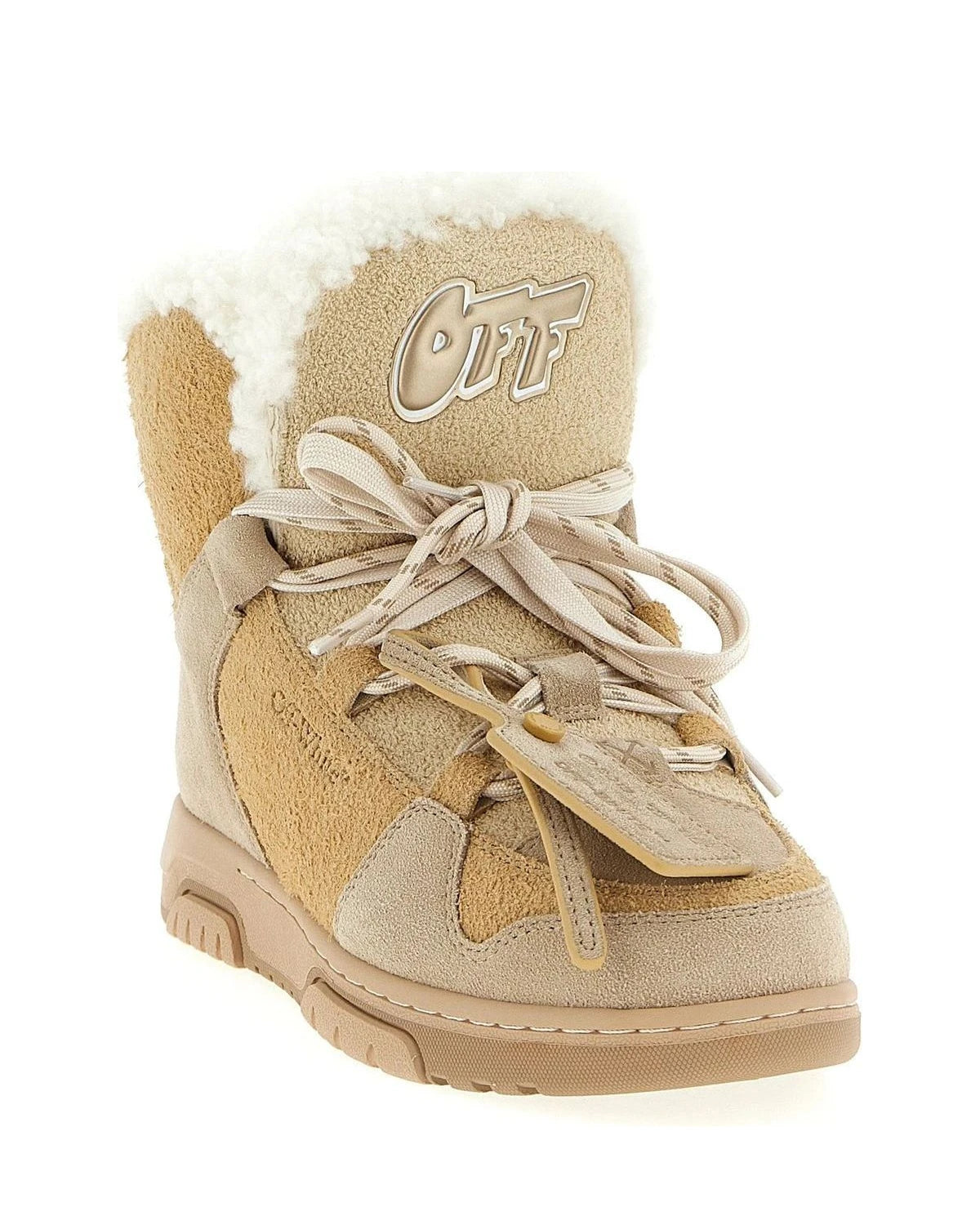 Off-White Boots in beige — view 3