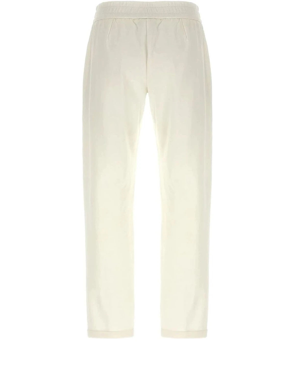Brunello Cucinelli Jogger in white, Cotton — view 2