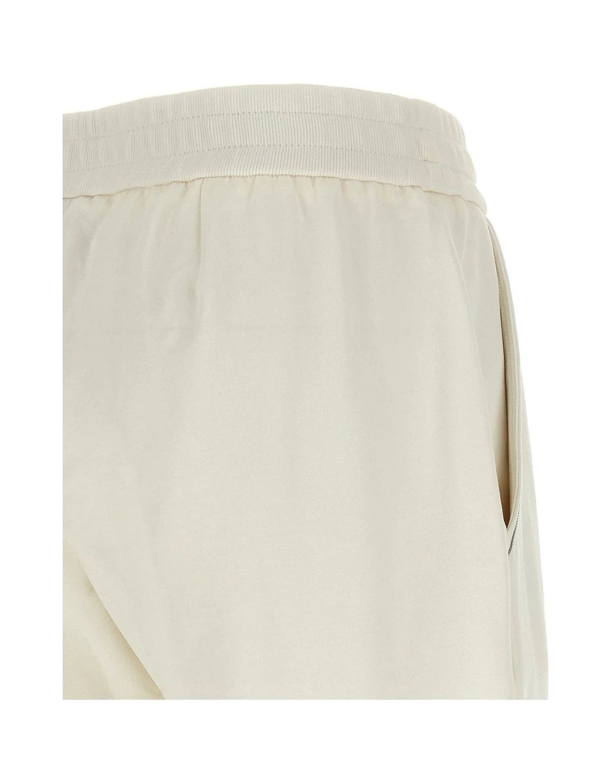 Brunello Cucinelli Jogger in white, Cotton — view 4