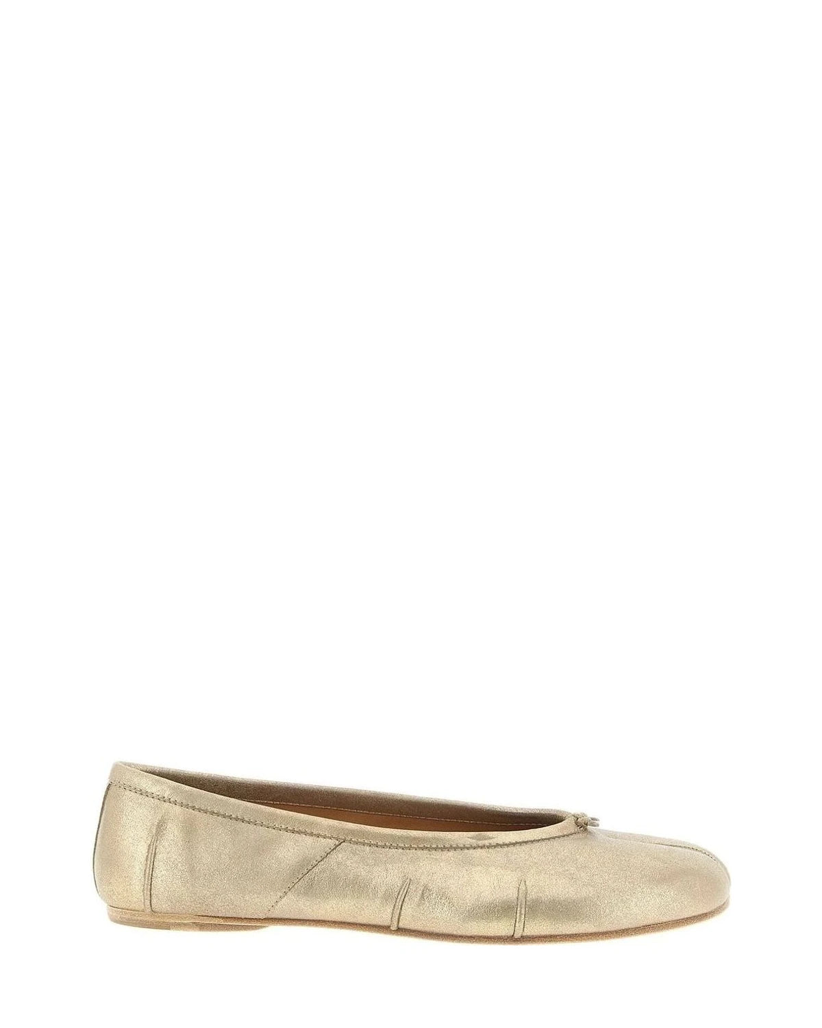 Maison Margiela Flats in gold, Goat Cashmere